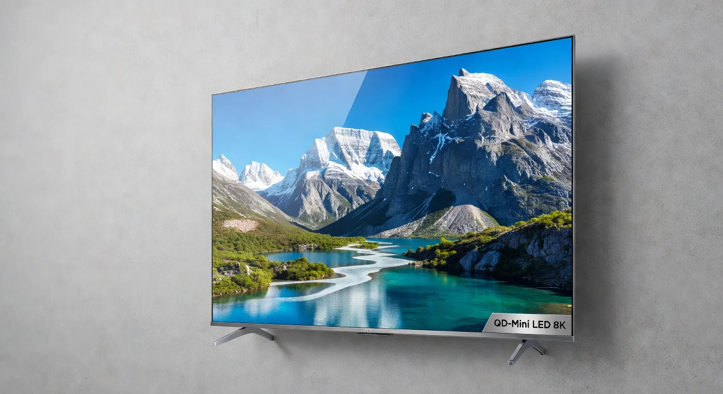 TCL QM9 QLED 8K TV - side profile