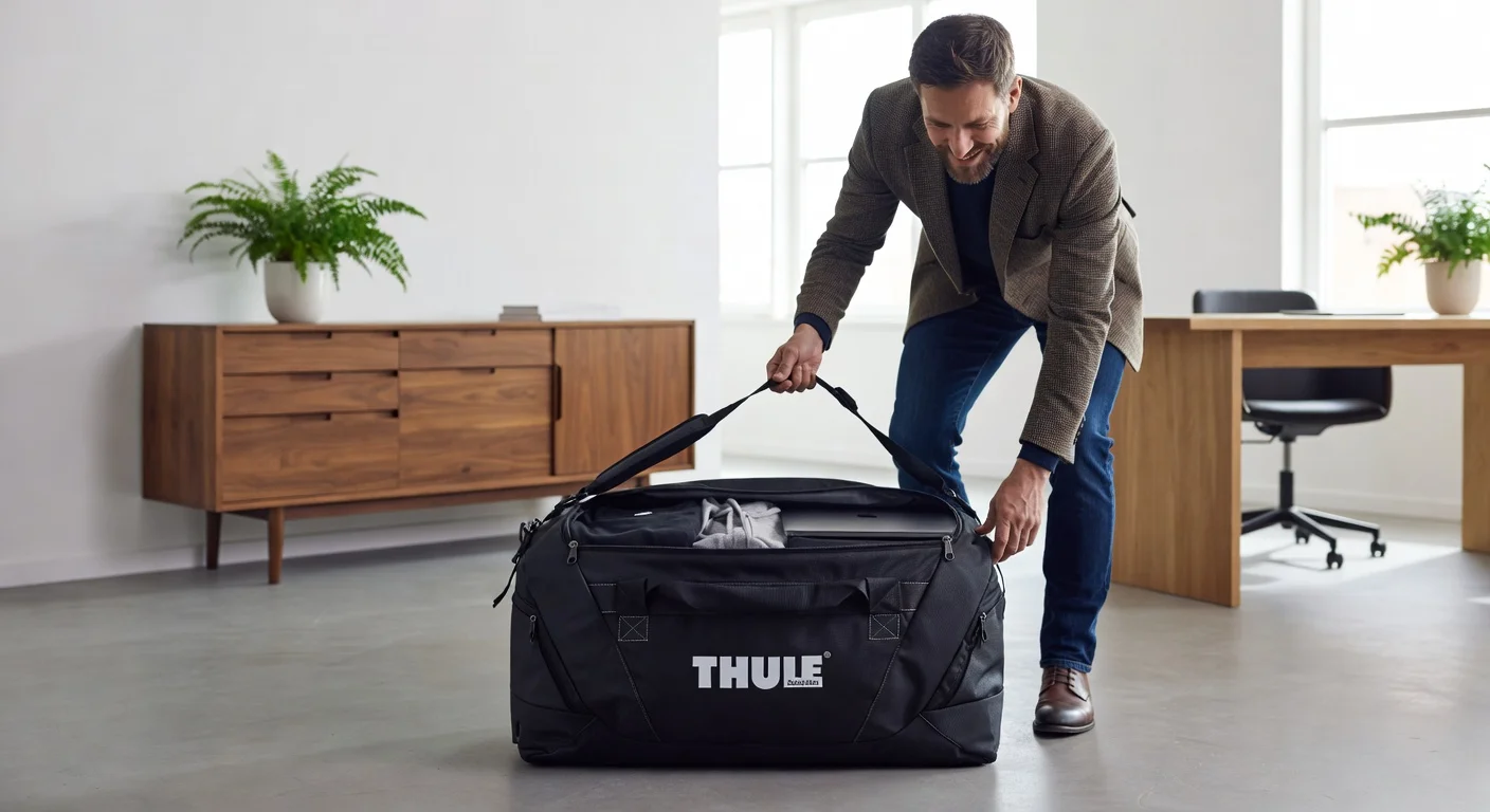 Thule Chasm Sport Duffel Bag 40L - detail closeup