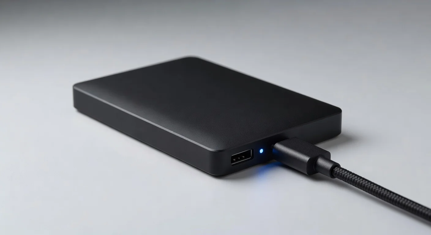 WD My Passport HDD - detail closeup WD My Passport HDD - detail closeup