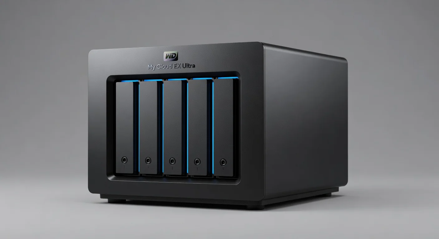 Western Digital My Cloud EX5 Ultra - side profile