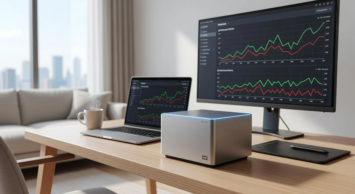 Western Digital My Cloud EX5 Ultra - in-use shot