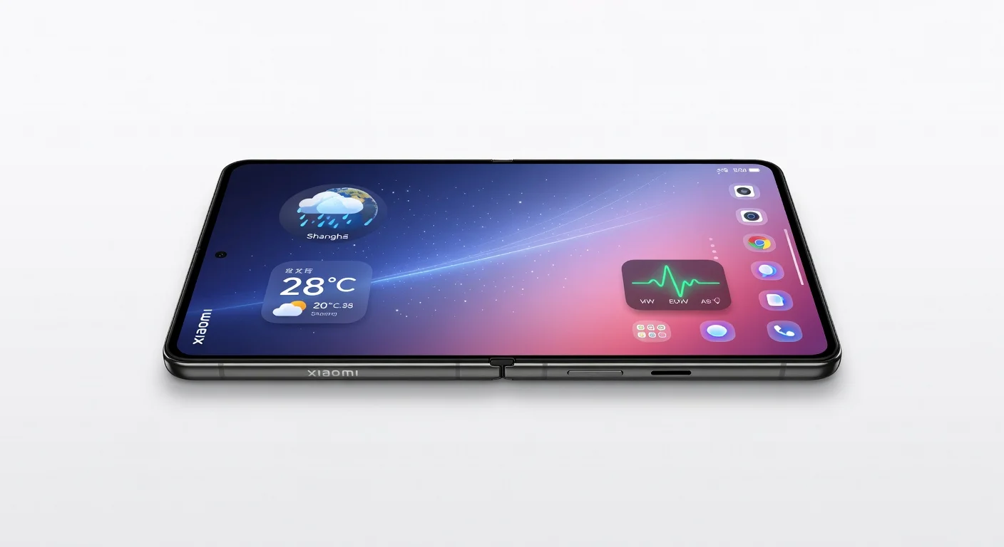 Xiaomi Mix Fold 5 - front design view Xiaomi Mix Fold 5 - front design view