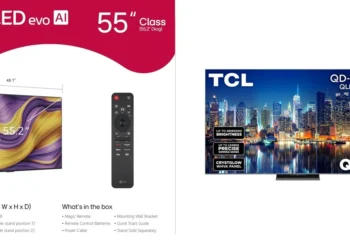 Comparison: LG G5 OLED vs. TCL QM8K — side-by-side comparison