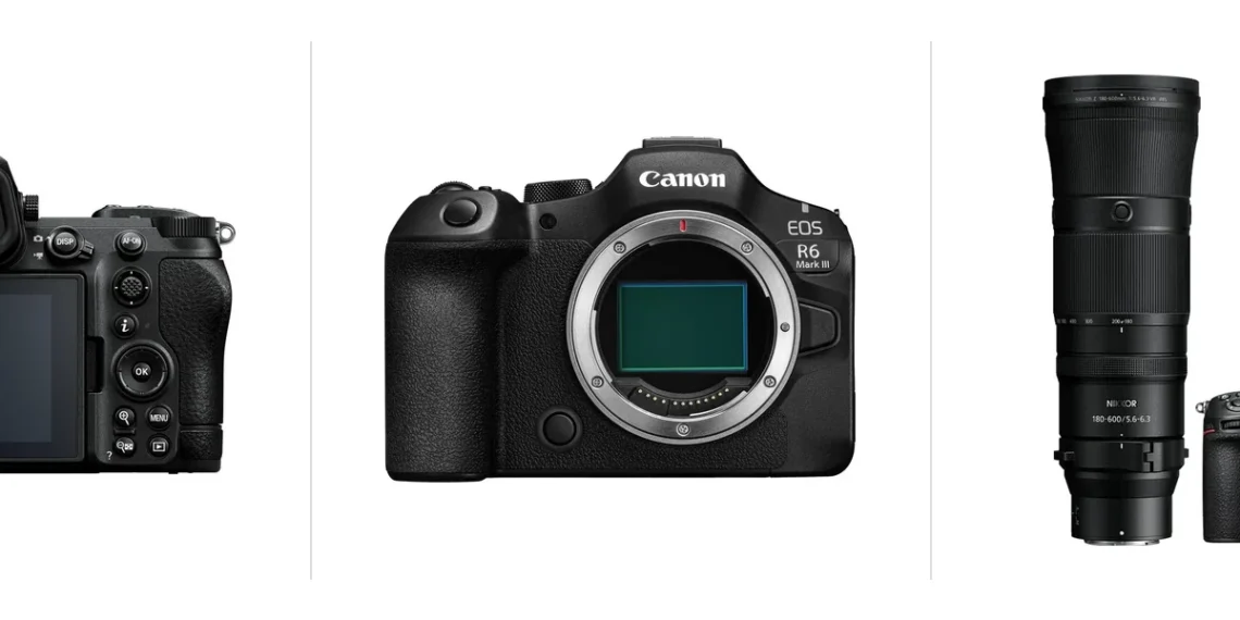 Comparison: Nikon Z6 III vs. Canon EOS R6 Mark III vs. Nikon Z8 — side-by-side comparison