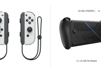 Comparison: Nintendo Switch OLED Model vs. ASUS ROG Ally X — side-by-side comparison