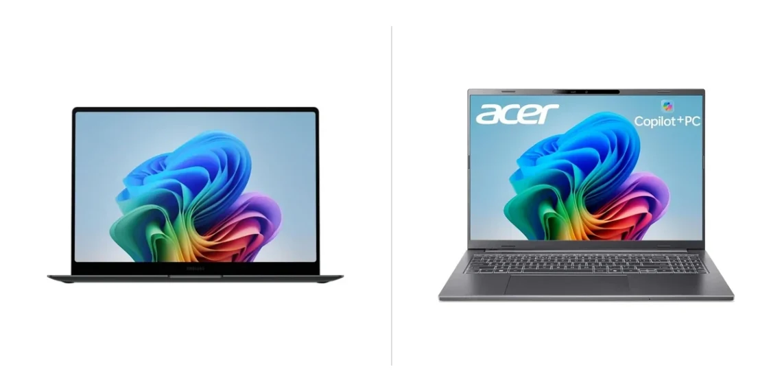 Comparison: Samsung Galaxy Book5 Pro 14 vs. Acer Aspire 16 AI — side-by-side comparison