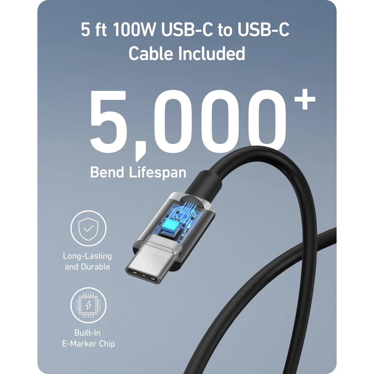 Anker Nano 100W USB-C Charger — Amazon gallery image 3