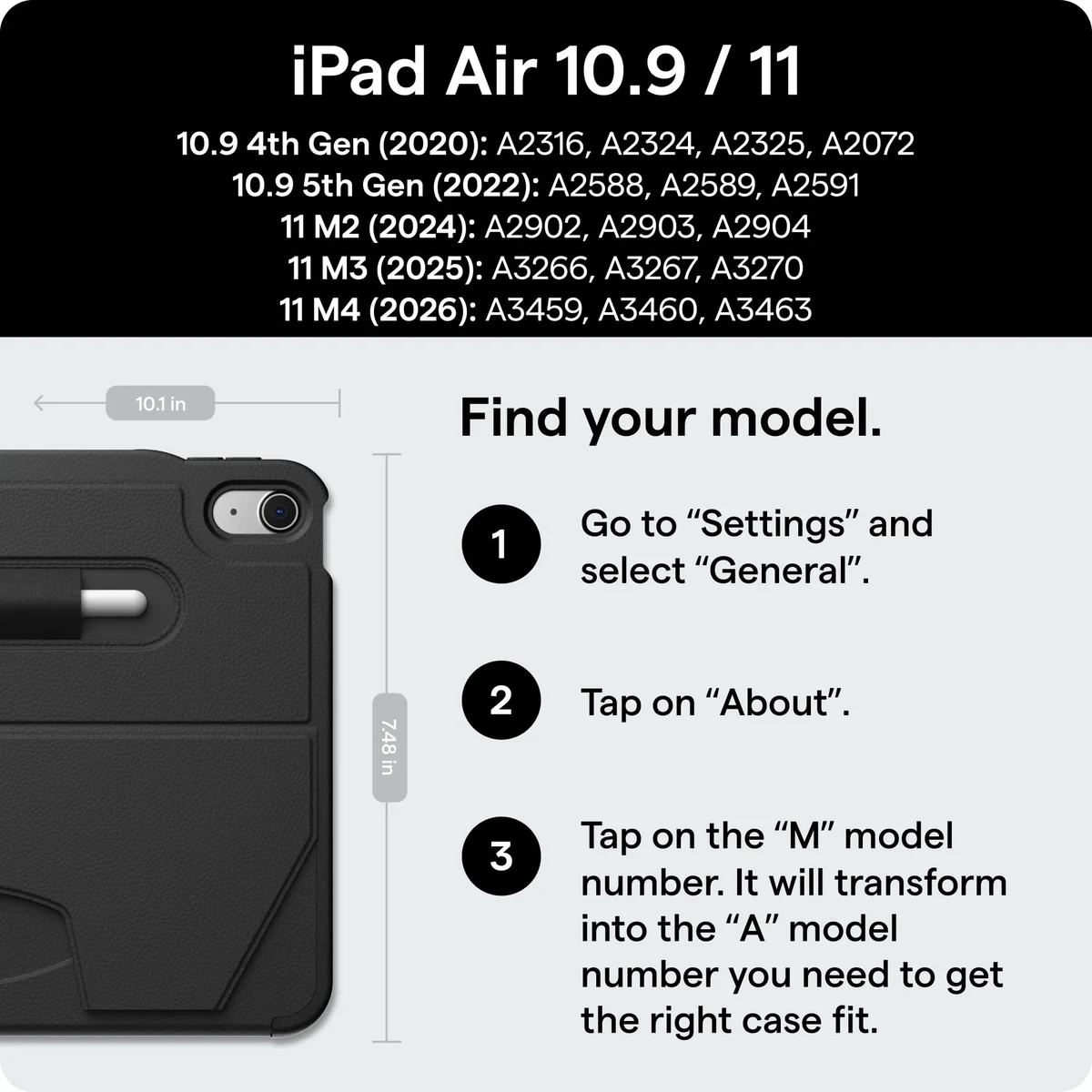 Apple iPad Air (M4, 2026) — Amazon gallery image 1