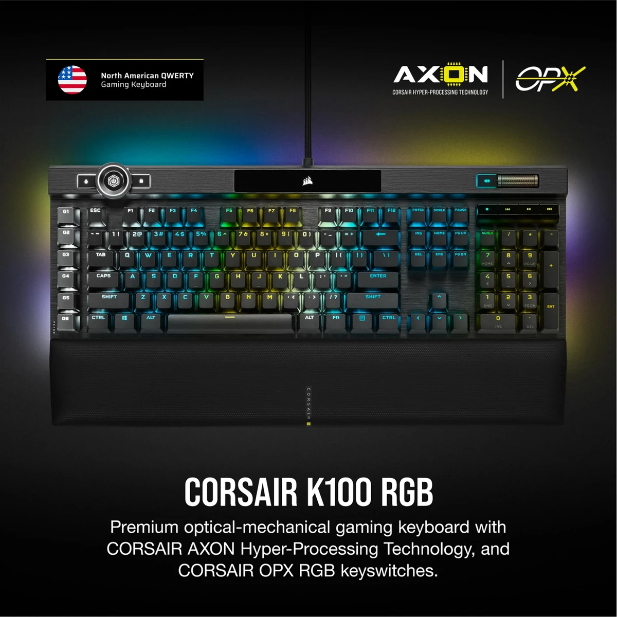 Corsair K100 RGB — Amazon gallery image 1