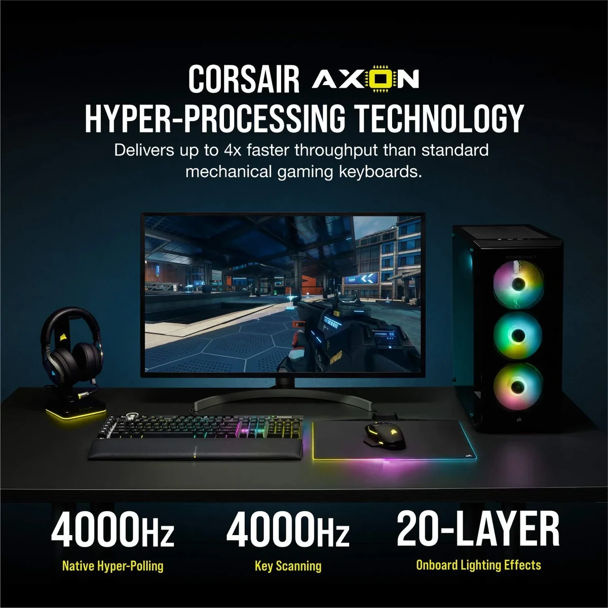 Corsair K100 RGB — Amazon gallery image 2