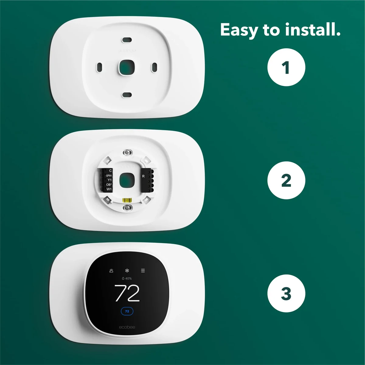 Ecobee Smart Thermostat Essential — Amazon gallery image 2