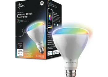GE Cync Dynamic Effects BR30 — official Amazon product image