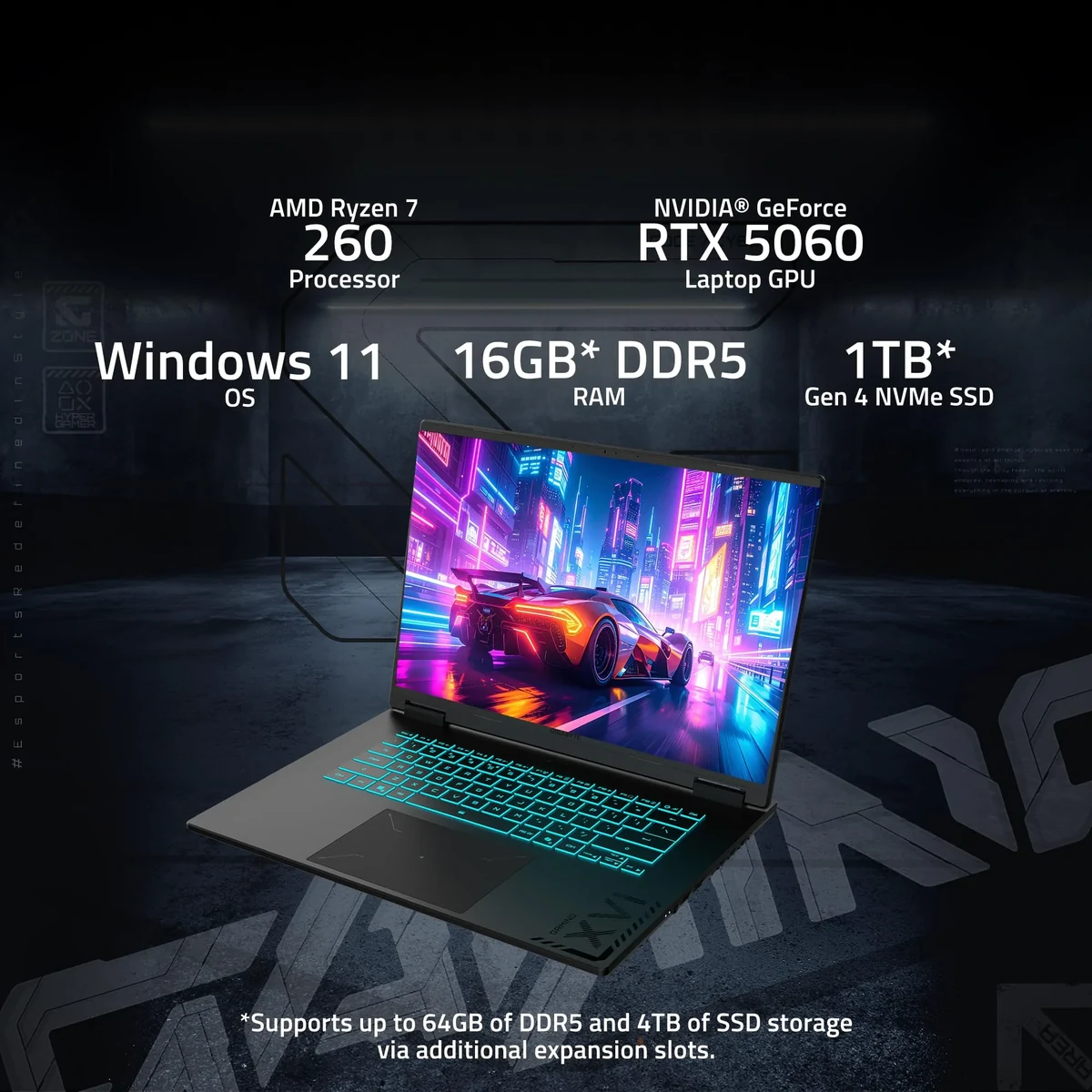 Gigabyte Gaming A16 — Amazon gallery image 1