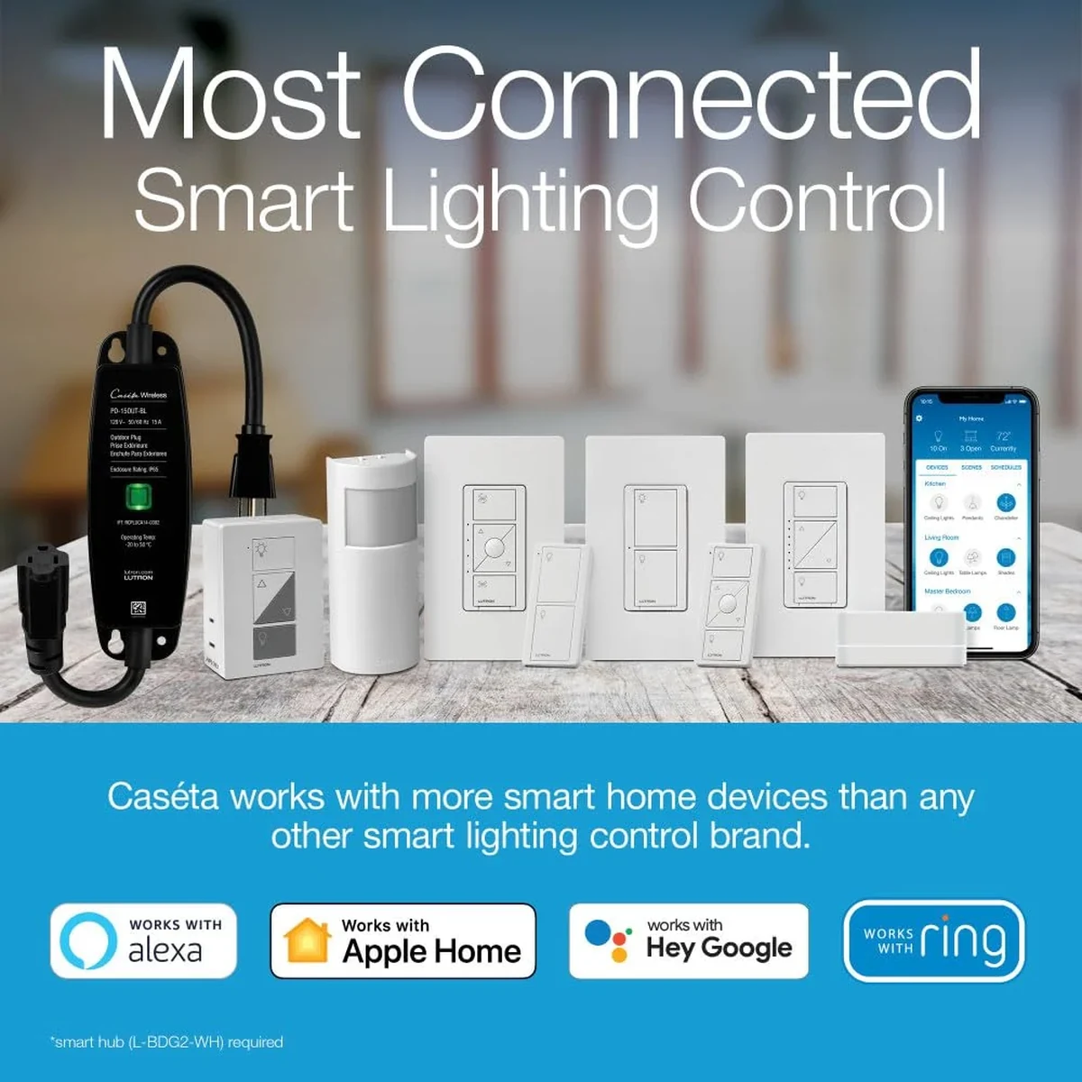 Lutron Caséta Wireless Dimmer Switch — Amazon gallery image 2