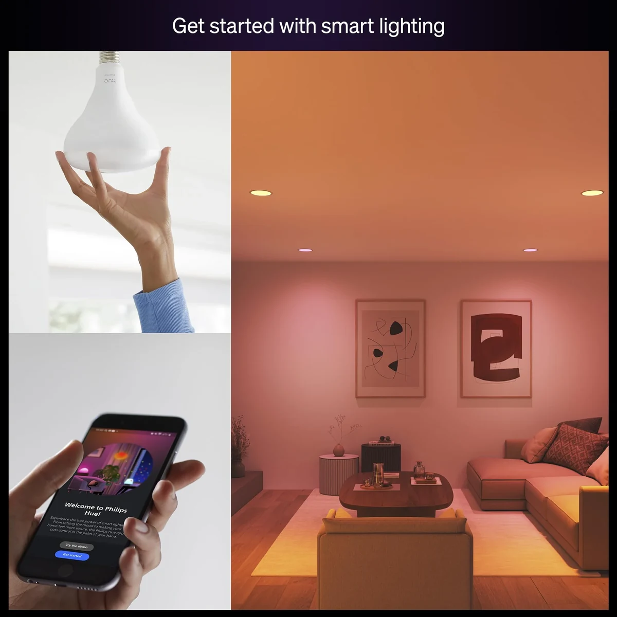 Philips Hue Essential BR30 Smart Bulb — Amazon gallery image 1