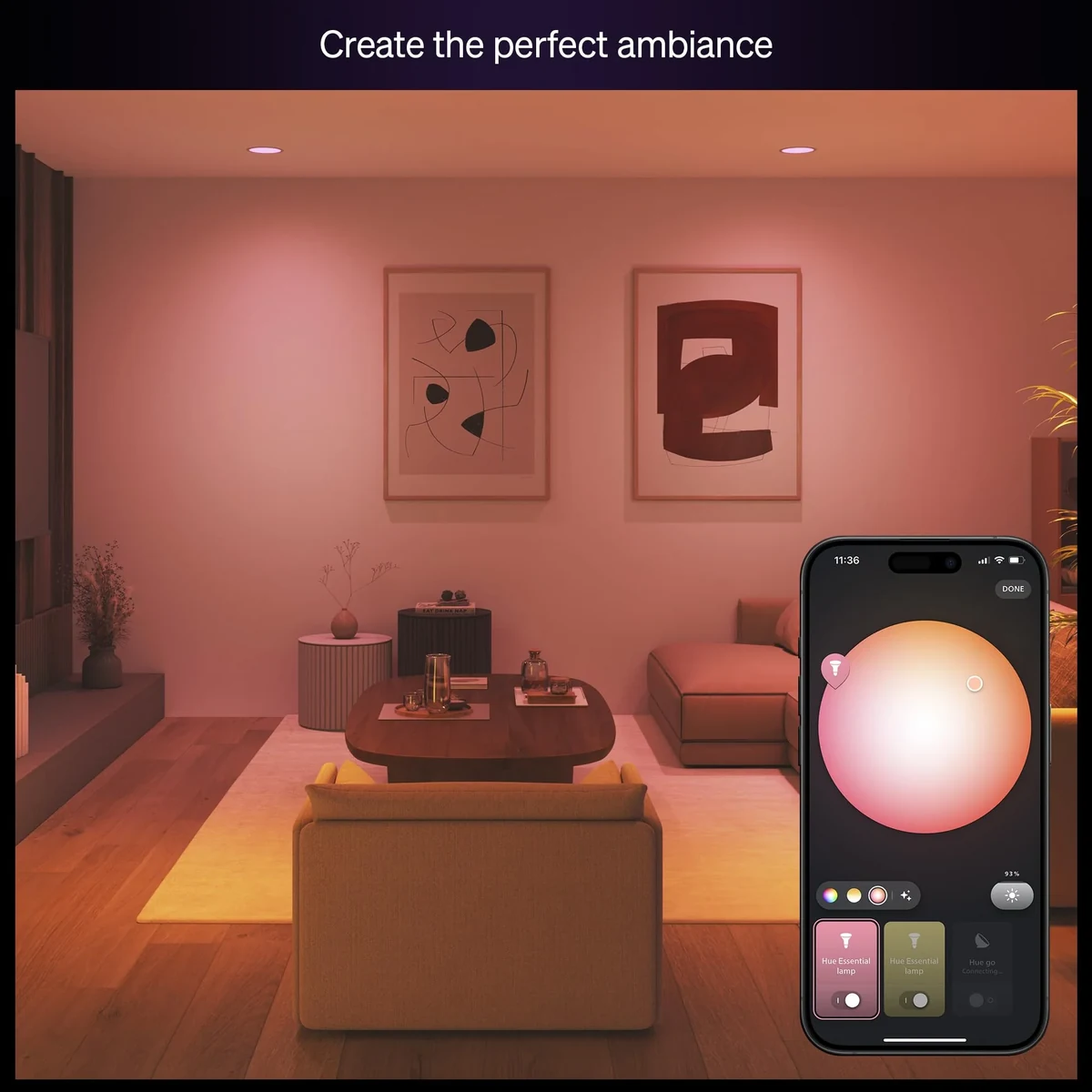 Philips Hue Essential BR30 Smart Bulb — Amazon gallery image 2