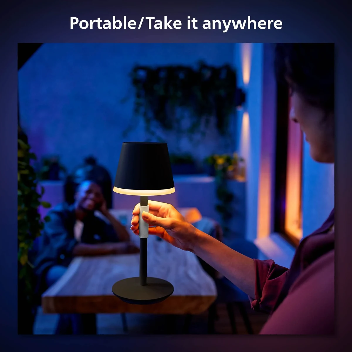 Philips Hue Go Portable Smart Lamp — Amazon gallery image 3