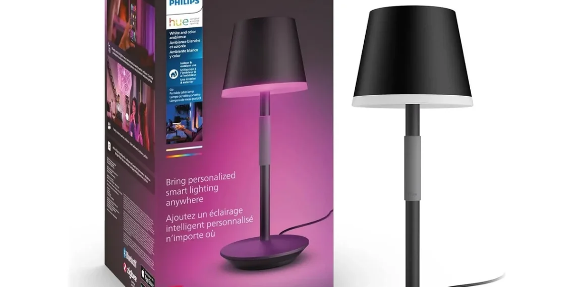 Philips Hue Go Portable Smart Lamp — official Amazon product image