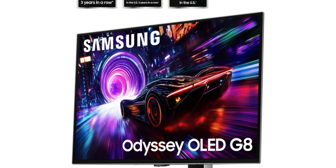 Samsung Odyssey OLED G8 G81SF — official Amazon product image