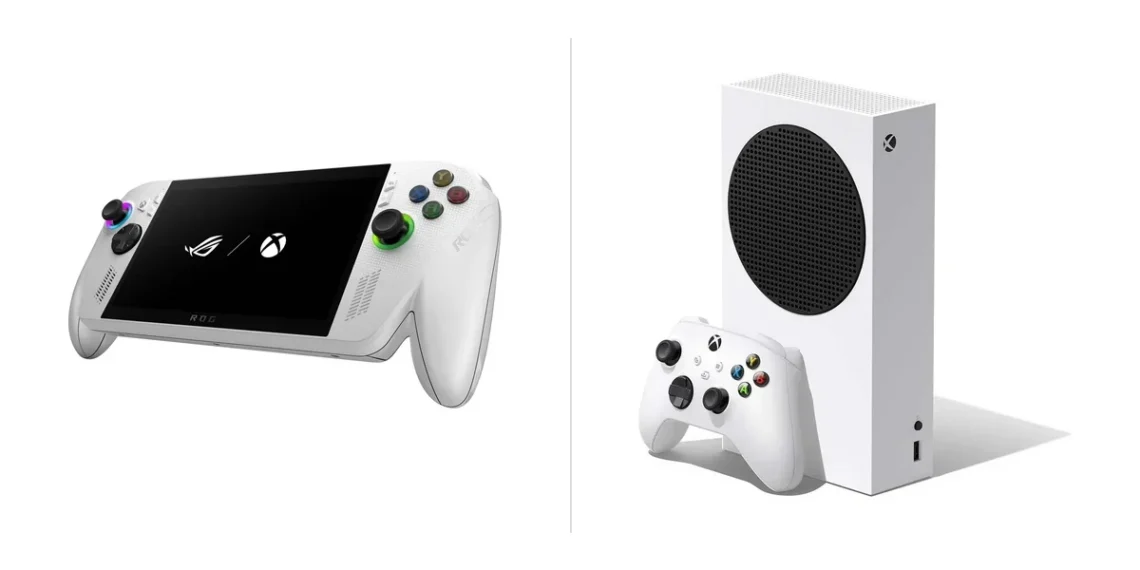 Comparison: ASUS ROG Xbox Ally X vs. Microsoft Xbox Series S — side-by-side comparison