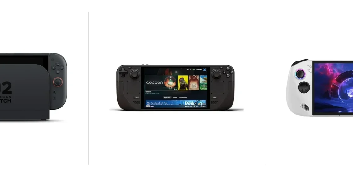 Comparison: Nintendo Switch 2 vs. Valve Steam Deck OLED vs. Lenovo Legion Go S SteamOS — side-by-side comparison